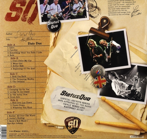Official Archive Series Vol.1 (Ltd.3LP/180g/Gtf)