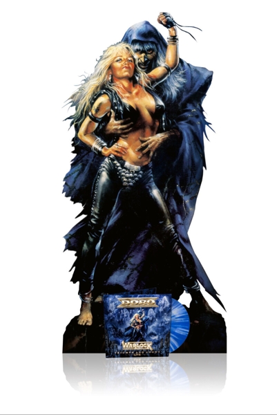 Warlock-Triumph And Agony Live /Cardboard Stand+LP