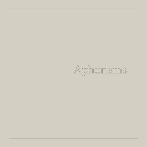 Aphorisms