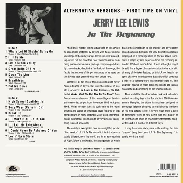 In The Beginning (LP,180gram Vinyl)