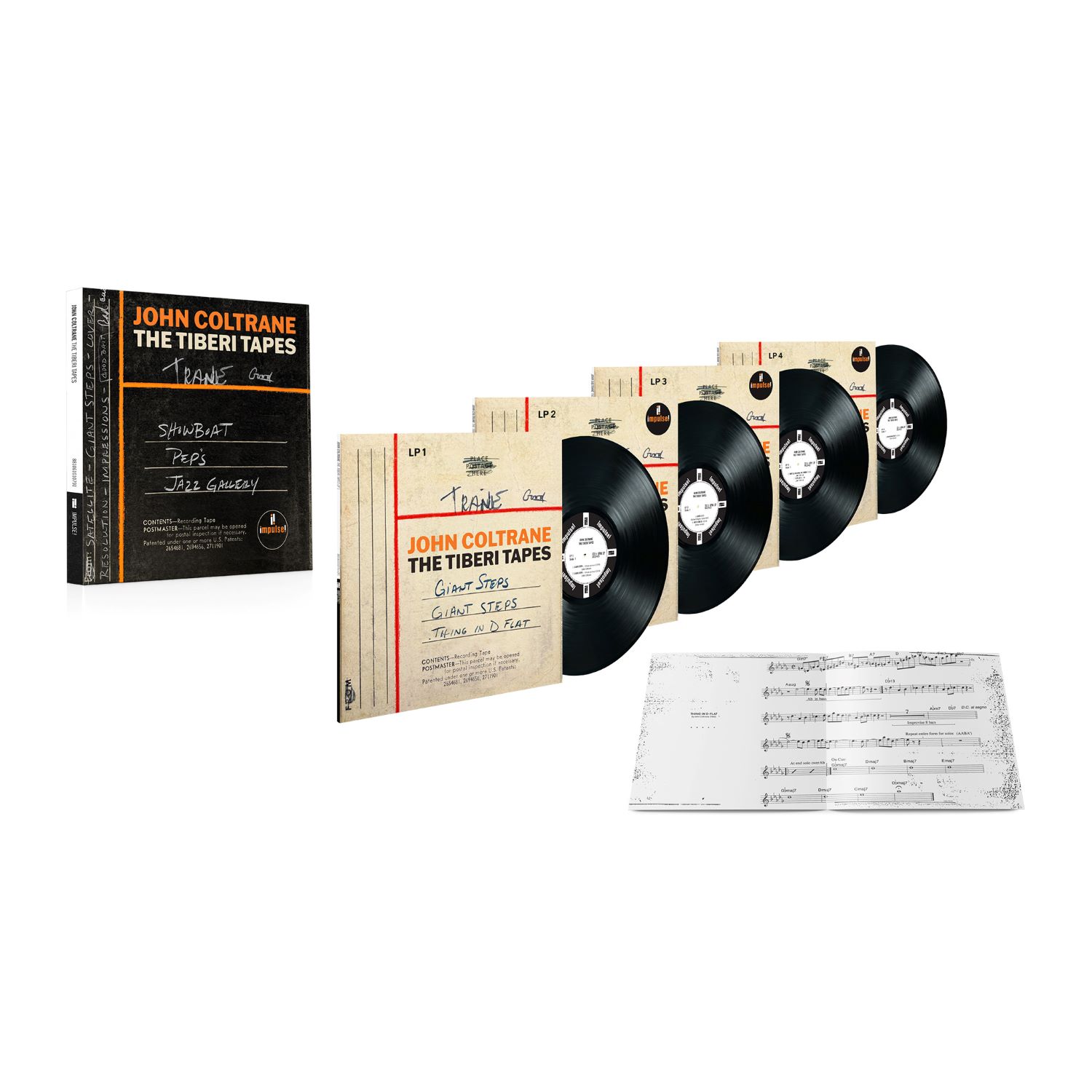 The Tiberi Tapes (4 LP (black), 140g, 2-piece Lift-Off-Box, Booklet, Mono)
