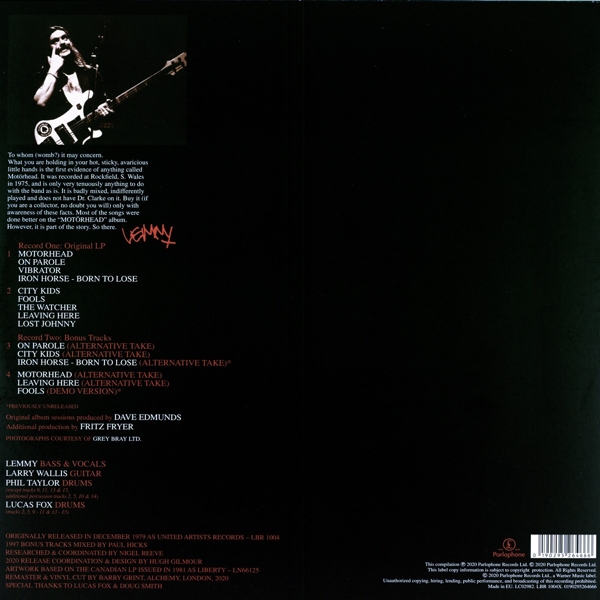 On Parole (Expanded & Remastered) On Parole (Expanded & Remastered)