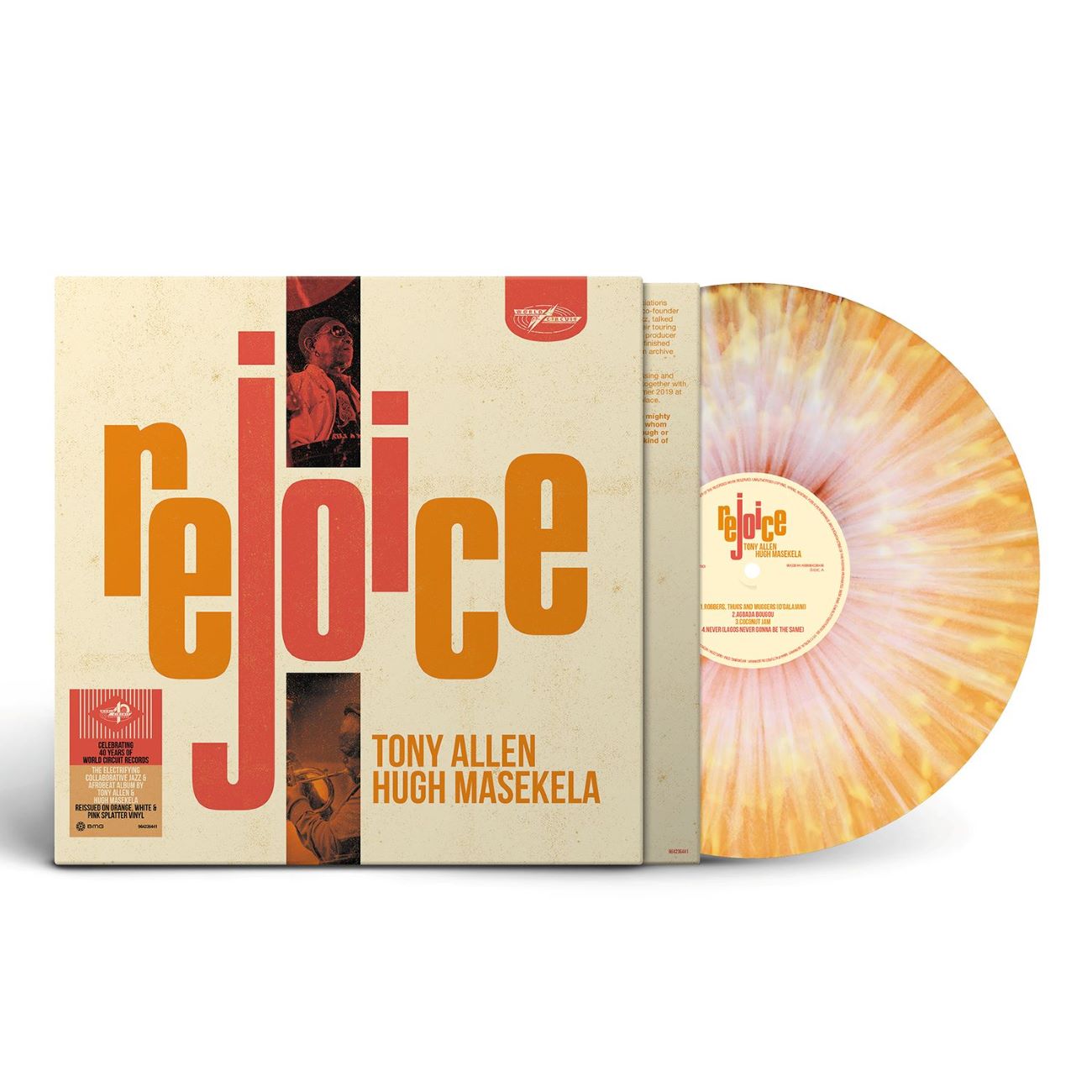 Rejoice (Orange, White & Pink Splatter LP)