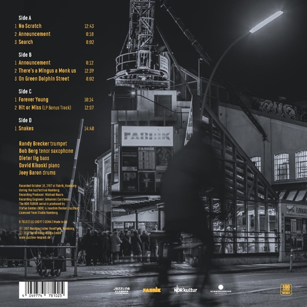 Live At Fabrik Hamburg 1987 (180Gr./Gatefold)
