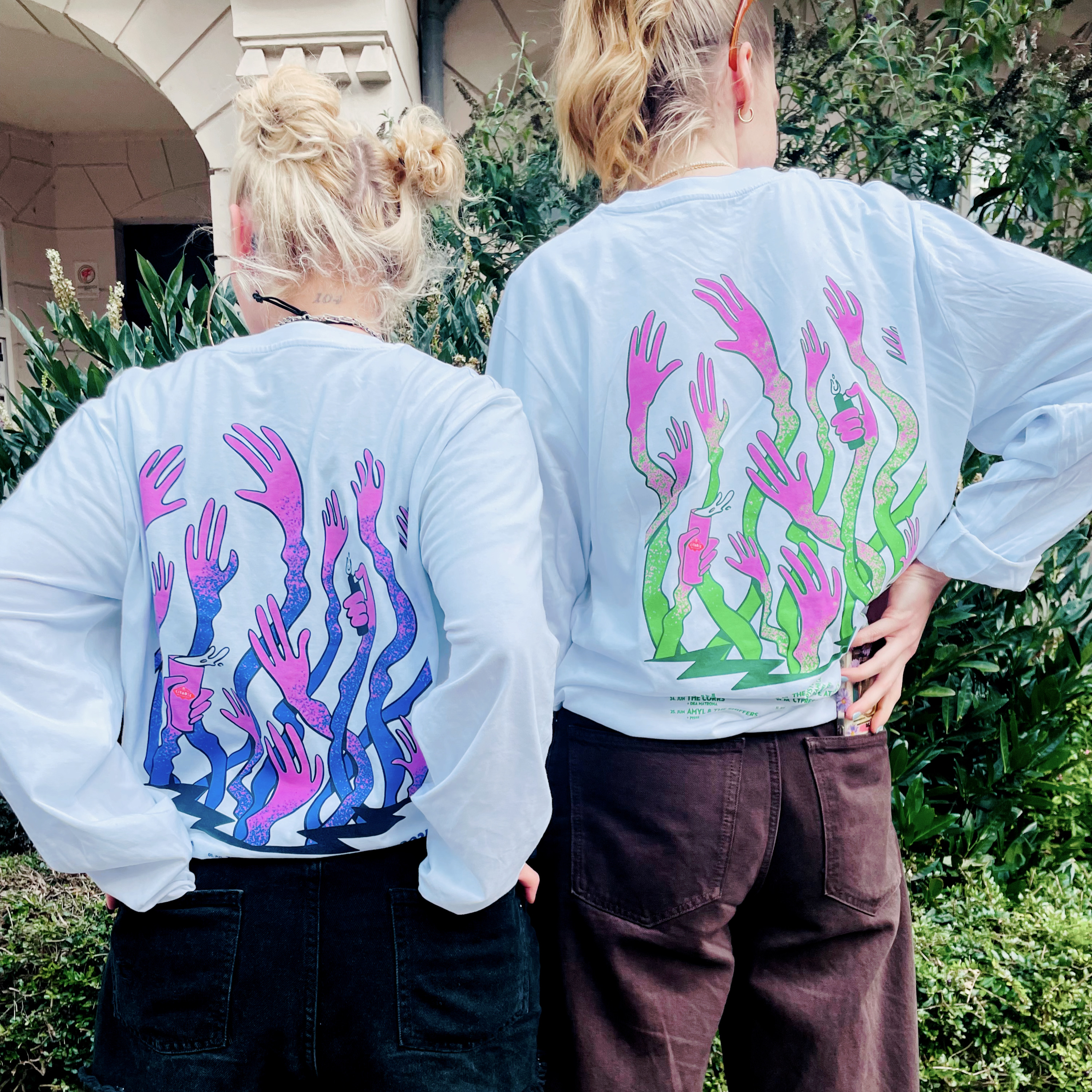 CMF Festival 2025 Longsleeve (white/purple) - Size: M