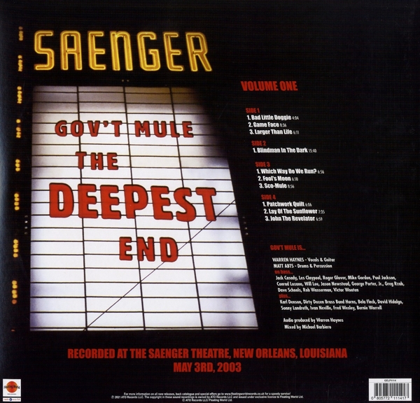 The Deepest End Vol.1 (Blue Vinyl 2LP)
