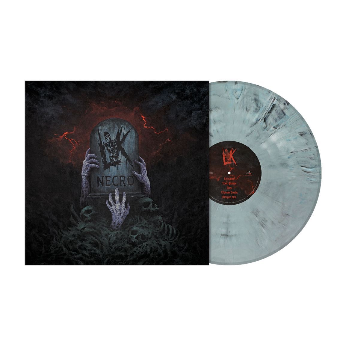 Necro ("Tombstone" Grey Blue Marbled)