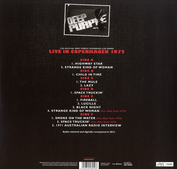 Copenhagen 1972 (Ltd/180g/Gtf/Red)