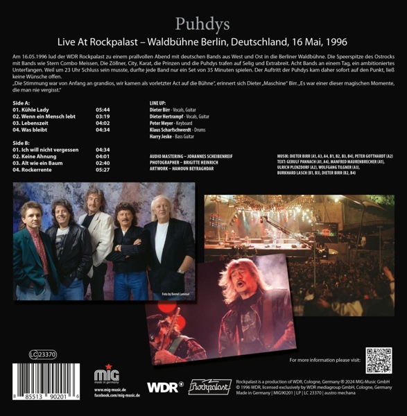 Live At Rockpalast 1996