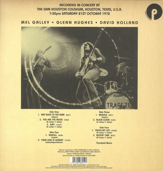 Live In Houston 1972(Black Vinyl 2LP)