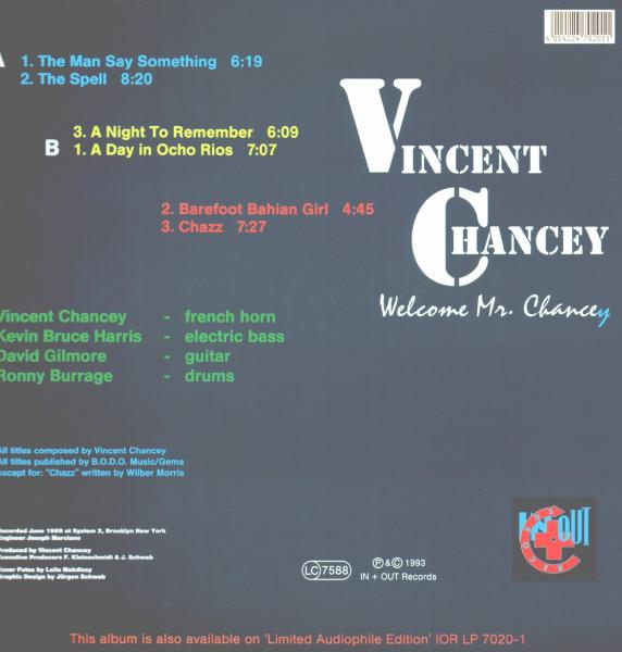 Welcome Mr.Chancey
