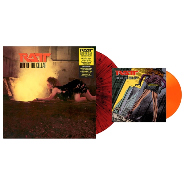 Out Of The Cellar 40th Ann red & black Splatter LP