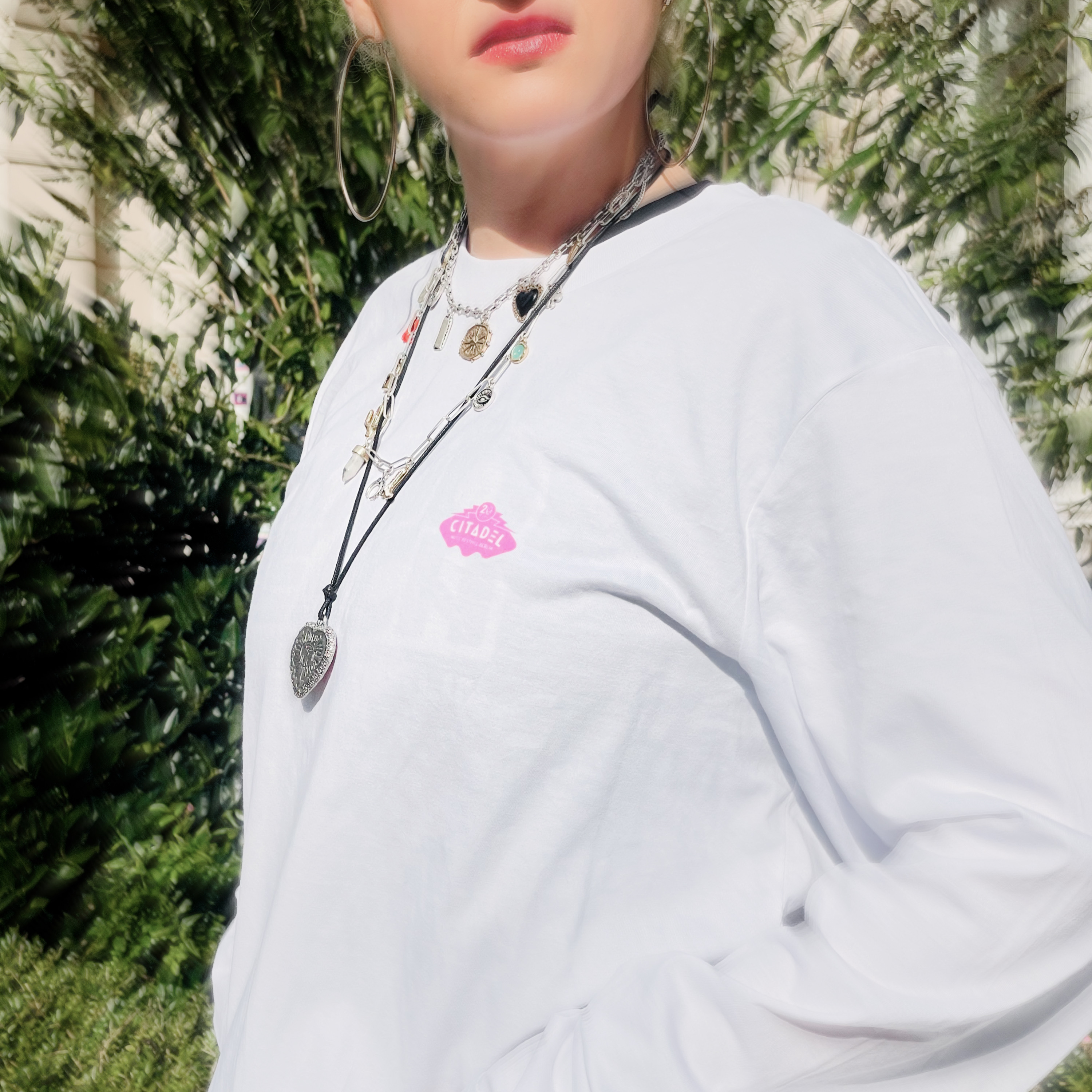 CMF Festival 2025 Longsleeve (white/purple) - Size: M