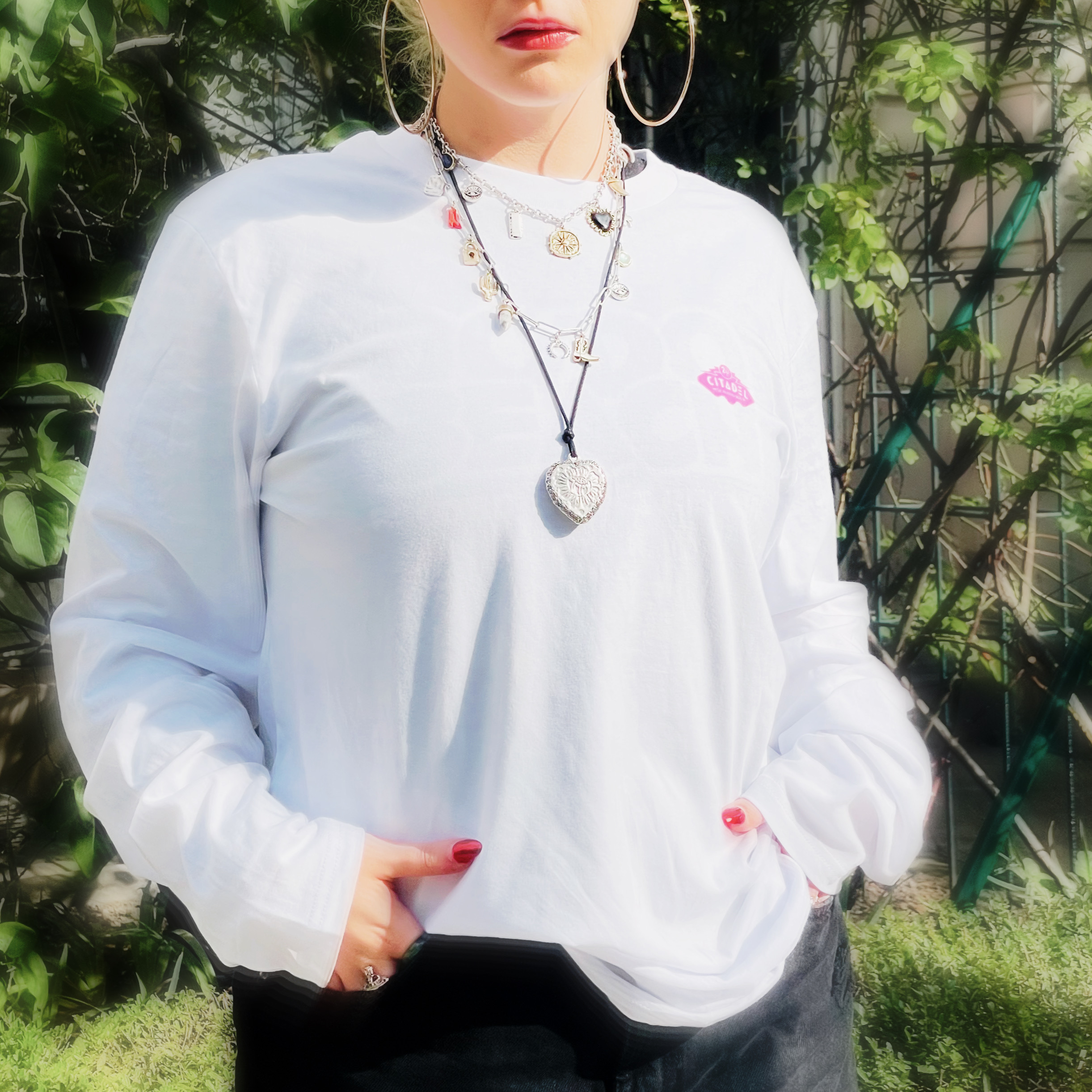 CMF Festival 2025 Longsleeve (white/purple) - Size: M