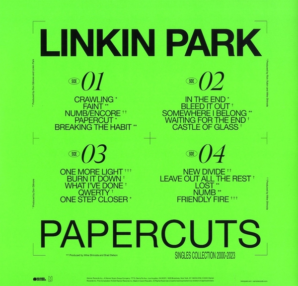 Papercuts(Singles Collection 2000-2023)