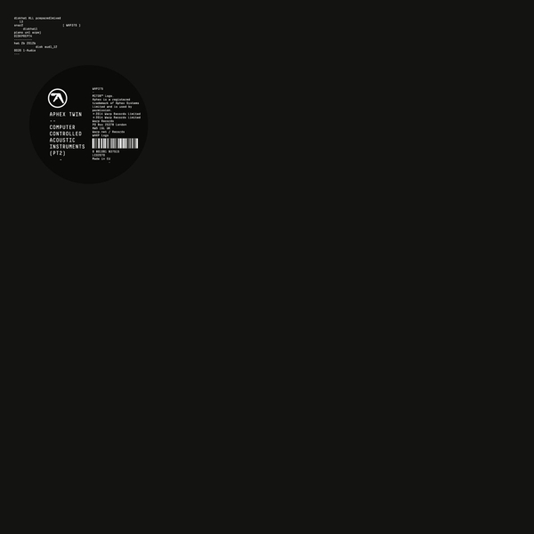 Computer Controlled Acoustic Instruments Pt2 EP