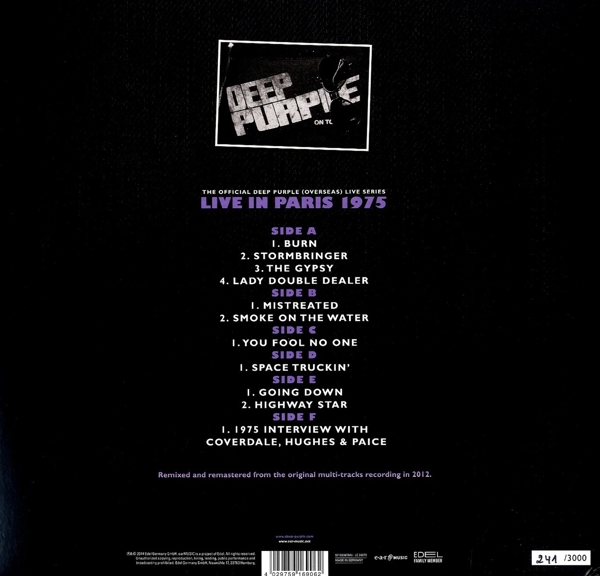 Paris 1975 (Ltd/3LP/180g/Gtf/Purple)