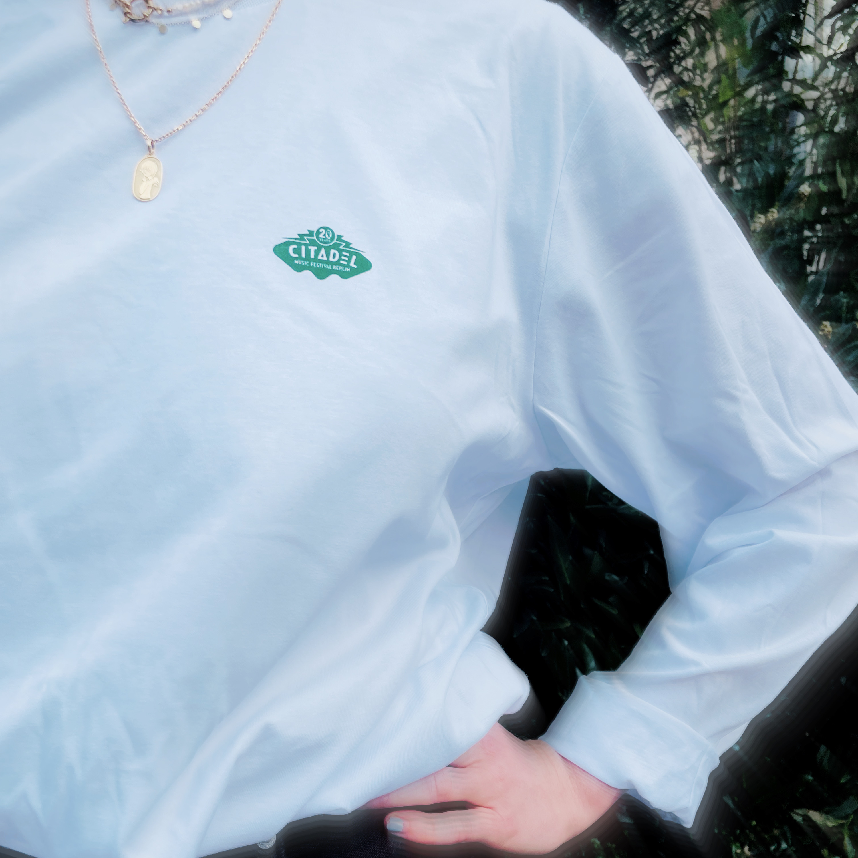 CMF Festival 2025 Longsleeve (white/green) - Size: L
