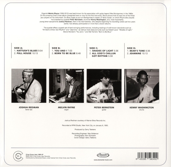 Boss Organ (Gatefold 180g Black 2LP)